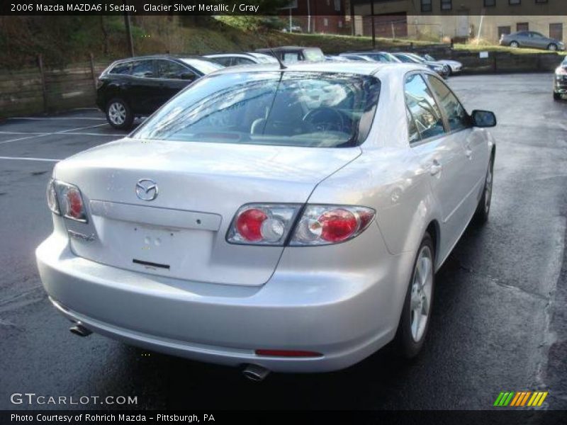Glacier Silver Metallic / Gray 2006 Mazda MAZDA6 i Sedan