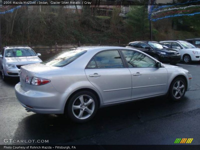 Glacier Silver Metallic / Gray 2006 Mazda MAZDA6 i Sedan