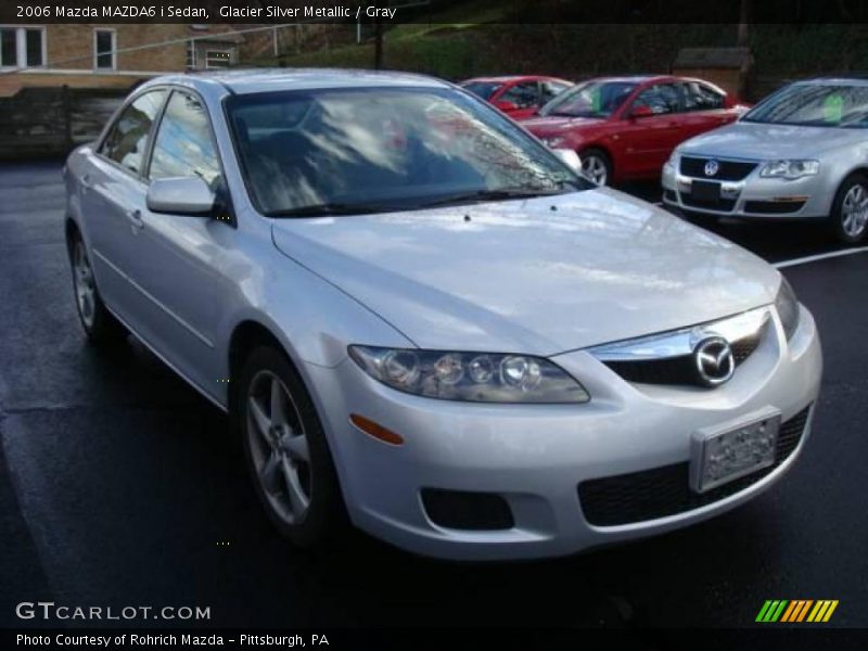 Glacier Silver Metallic / Gray 2006 Mazda MAZDA6 i Sedan