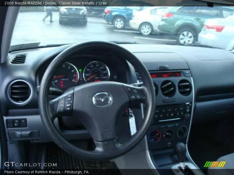 Glacier Silver Metallic / Gray 2006 Mazda MAZDA6 i Sedan