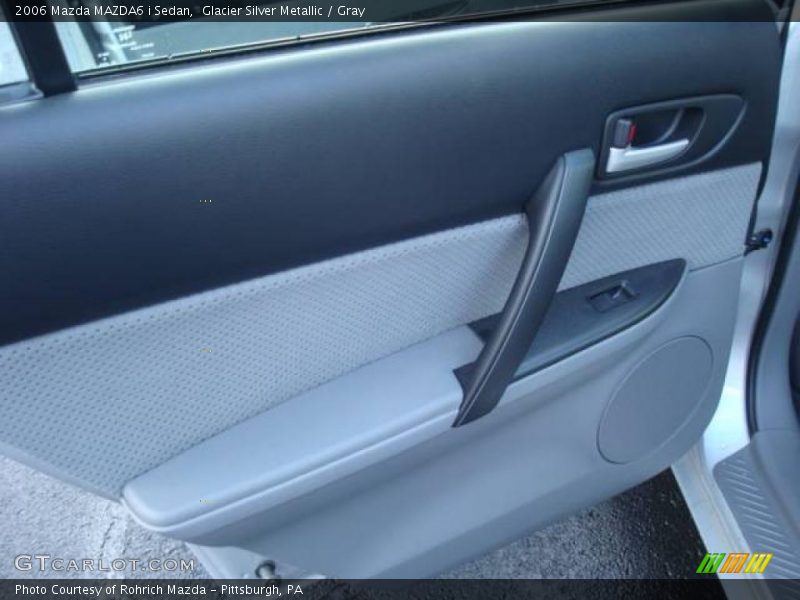 Glacier Silver Metallic / Gray 2006 Mazda MAZDA6 i Sedan