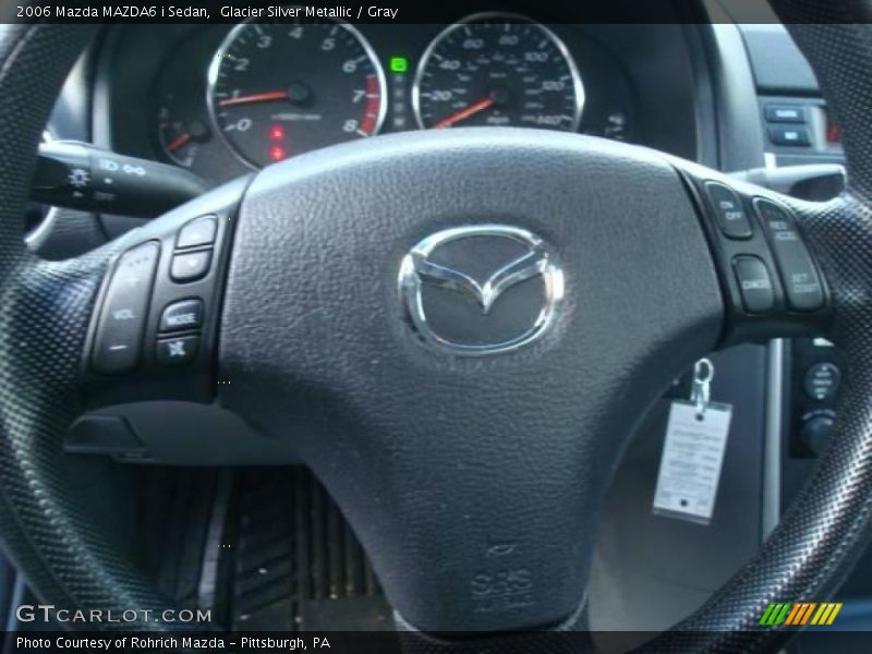 Glacier Silver Metallic / Gray 2006 Mazda MAZDA6 i Sedan