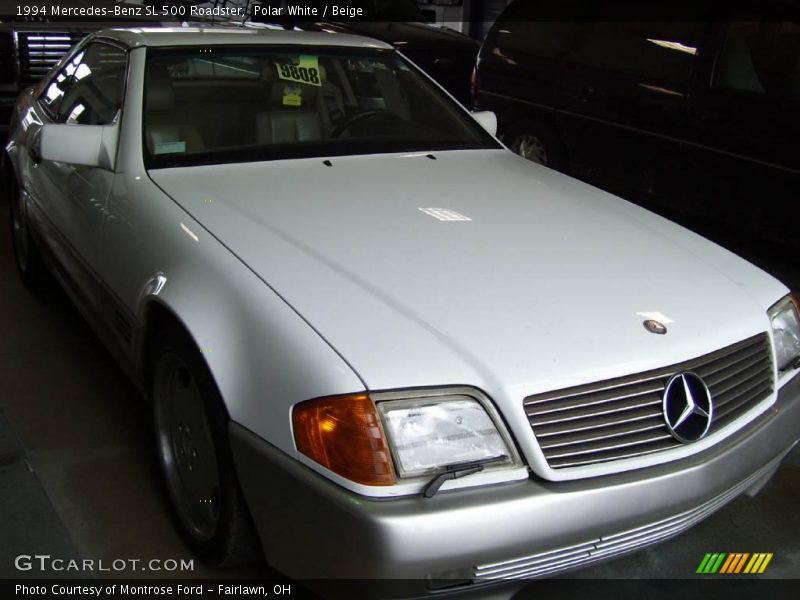 Polar White / Beige 1994 Mercedes-Benz SL 500 Roadster