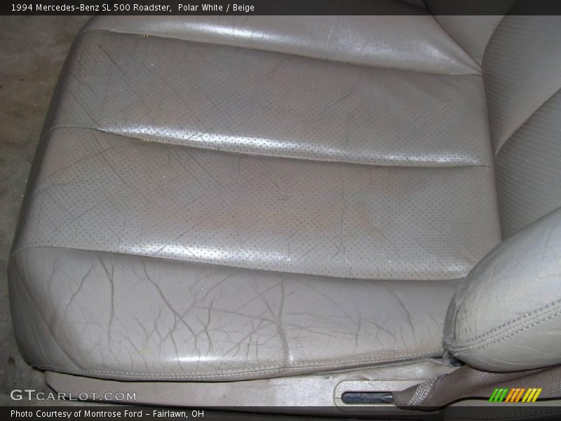 Polar White / Beige 1994 Mercedes-Benz SL 500 Roadster