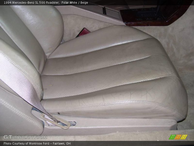 Polar White / Beige 1994 Mercedes-Benz SL 500 Roadster