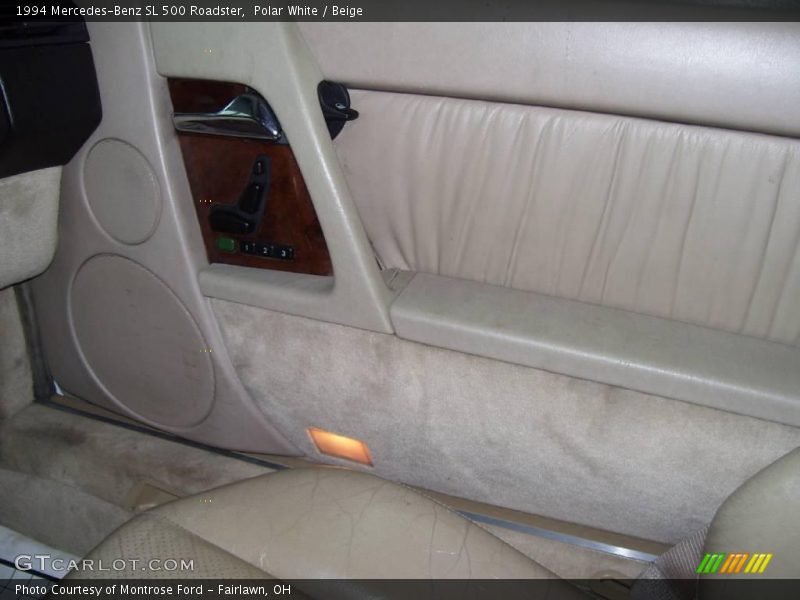 Polar White / Beige 1994 Mercedes-Benz SL 500 Roadster
