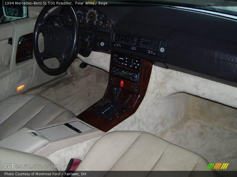 Polar White / Beige 1994 Mercedes-Benz SL 500 Roadster