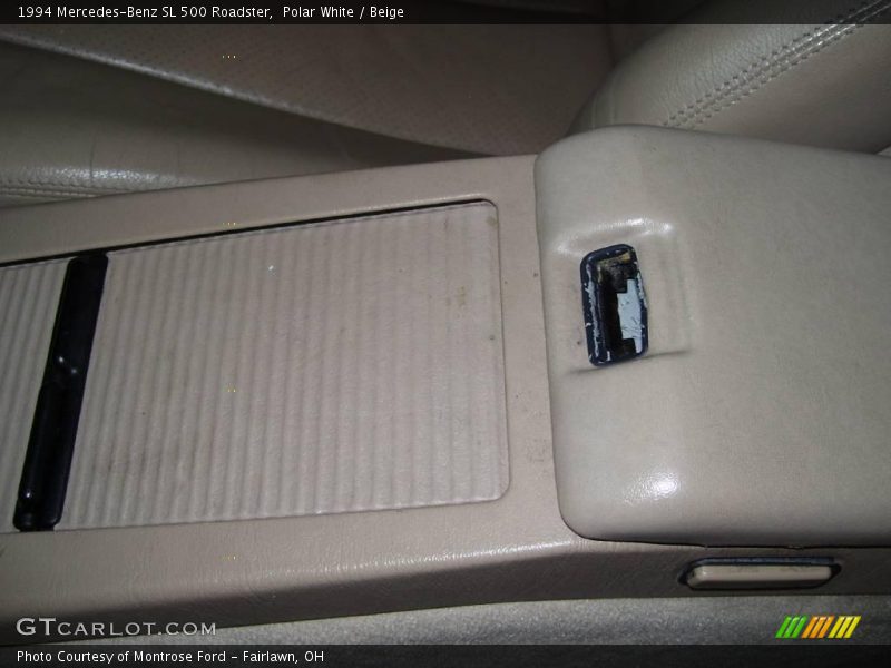 Polar White / Beige 1994 Mercedes-Benz SL 500 Roadster