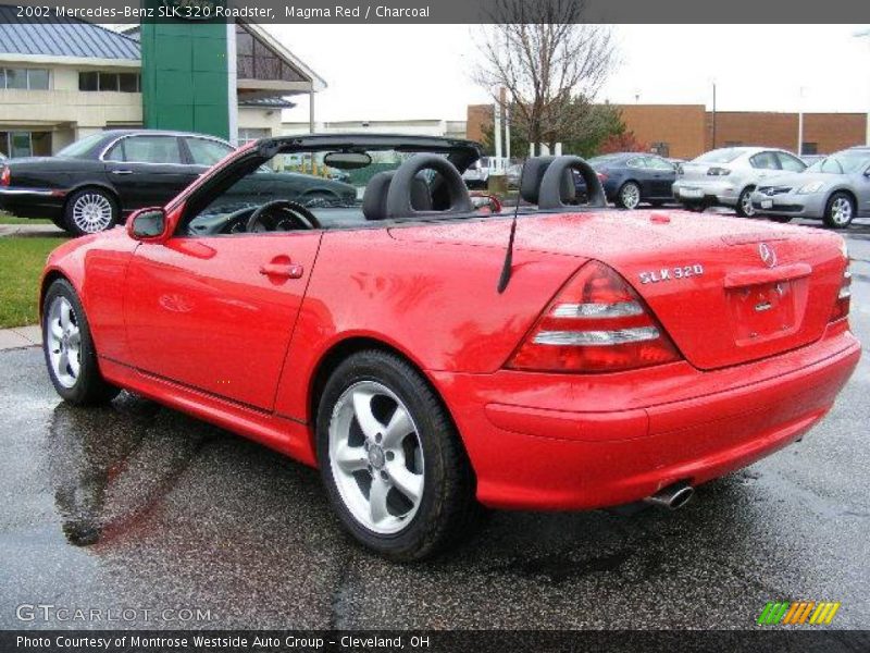 Magma Red / Charcoal 2002 Mercedes-Benz SLK 320 Roadster