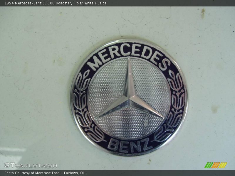 Polar White / Beige 1994 Mercedes-Benz SL 500 Roadster