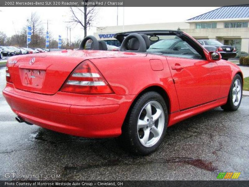 Magma Red / Charcoal 2002 Mercedes-Benz SLK 320 Roadster