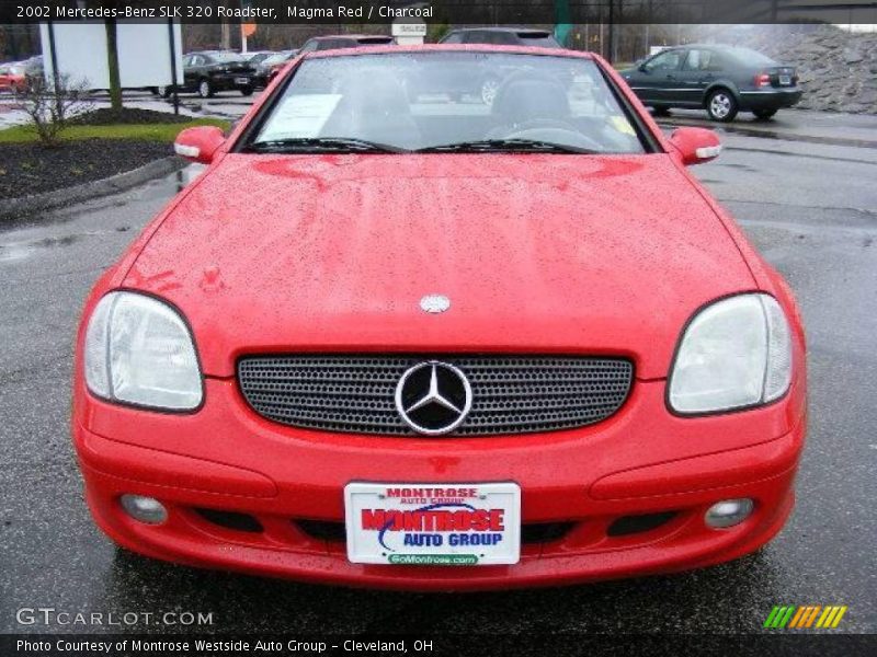 Magma Red / Charcoal 2002 Mercedes-Benz SLK 320 Roadster