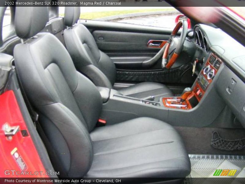 Magma Red / Charcoal 2002 Mercedes-Benz SLK 320 Roadster