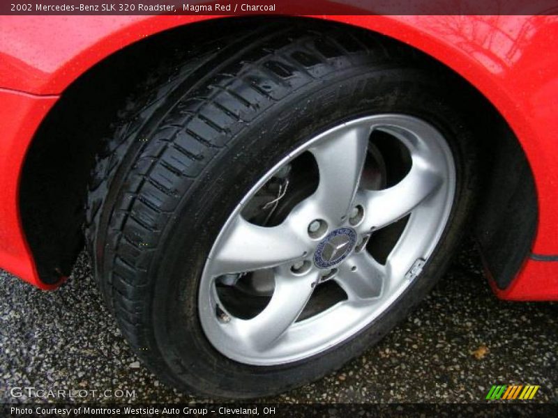 Magma Red / Charcoal 2002 Mercedes-Benz SLK 320 Roadster