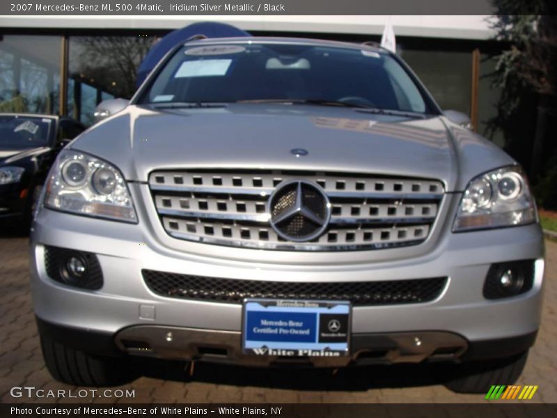 Iridium Silver Metallic / Black 2007 Mercedes-Benz ML 500 4Matic