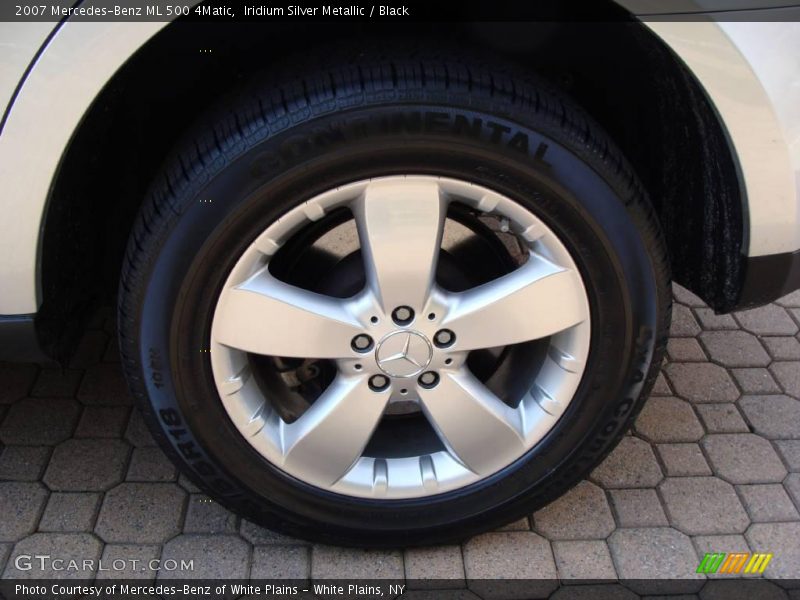 Iridium Silver Metallic / Black 2007 Mercedes-Benz ML 500 4Matic
