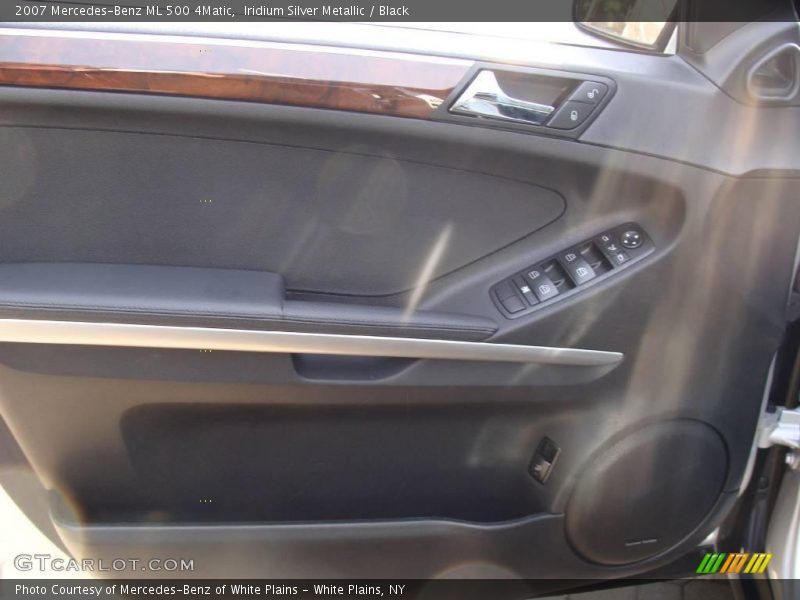 Iridium Silver Metallic / Black 2007 Mercedes-Benz ML 500 4Matic