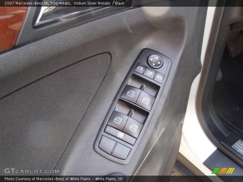 Iridium Silver Metallic / Black 2007 Mercedes-Benz ML 500 4Matic