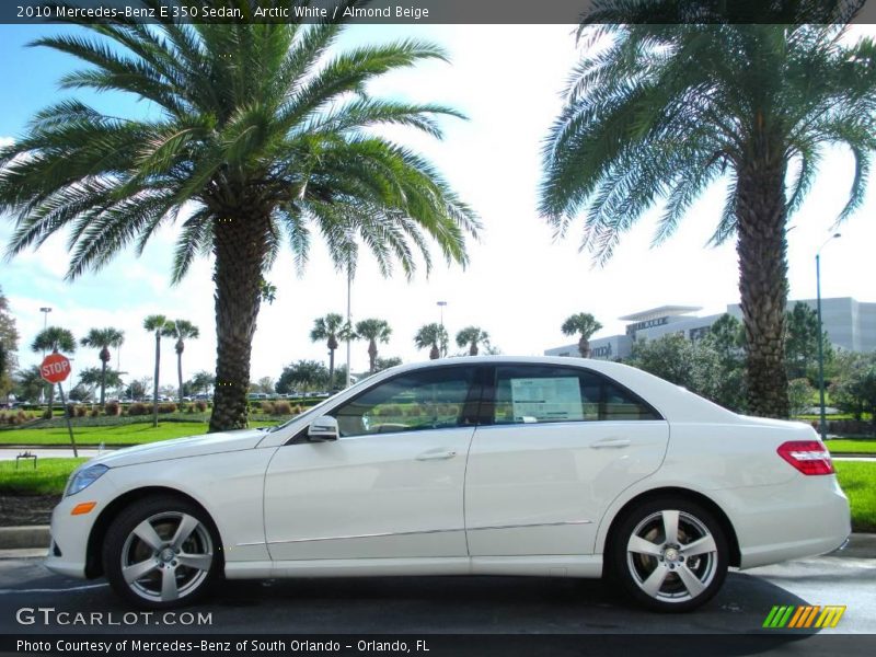 Arctic White / Almond Beige 2010 Mercedes-Benz E 350 Sedan