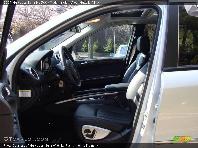 Iridium Silver Metallic / Black 2007 Mercedes-Benz ML 500 4Matic