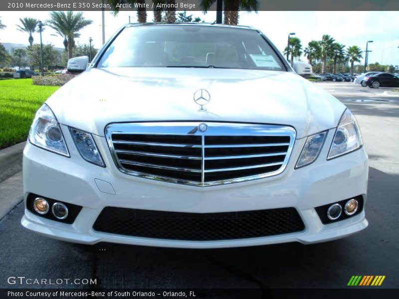 Arctic White / Almond Beige 2010 Mercedes-Benz E 350 Sedan