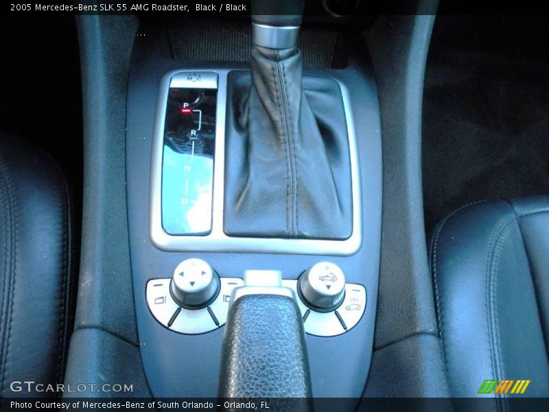 Black / Black 2005 Mercedes-Benz SLK 55 AMG Roadster