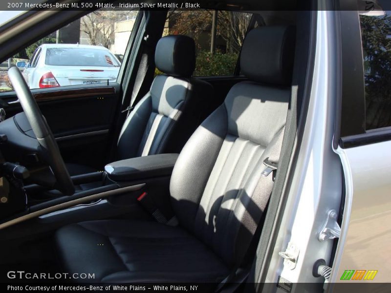 Iridium Silver Metallic / Black 2007 Mercedes-Benz ML 500 4Matic