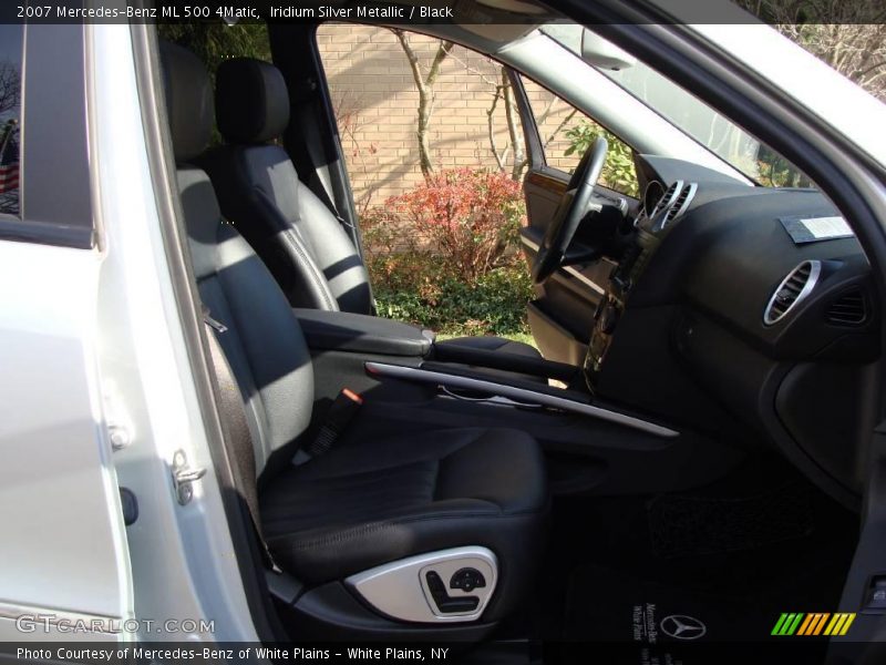 Iridium Silver Metallic / Black 2007 Mercedes-Benz ML 500 4Matic