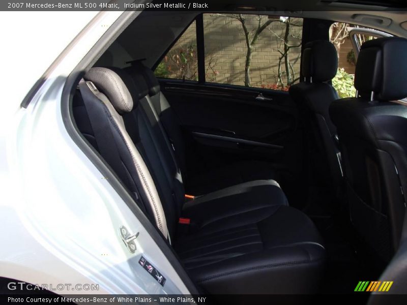 Iridium Silver Metallic / Black 2007 Mercedes-Benz ML 500 4Matic