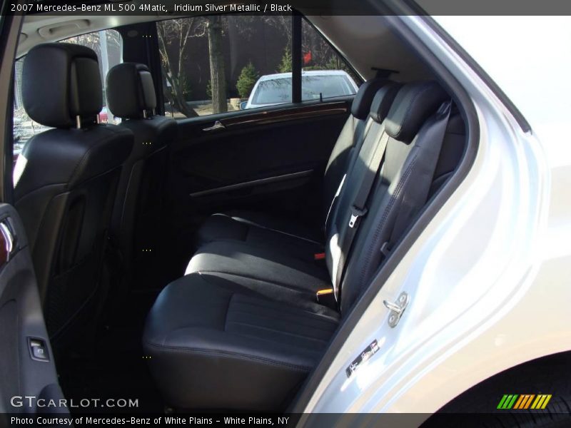 Iridium Silver Metallic / Black 2007 Mercedes-Benz ML 500 4Matic