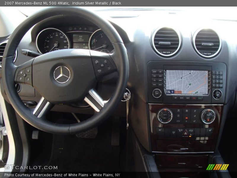 Iridium Silver Metallic / Black 2007 Mercedes-Benz ML 500 4Matic