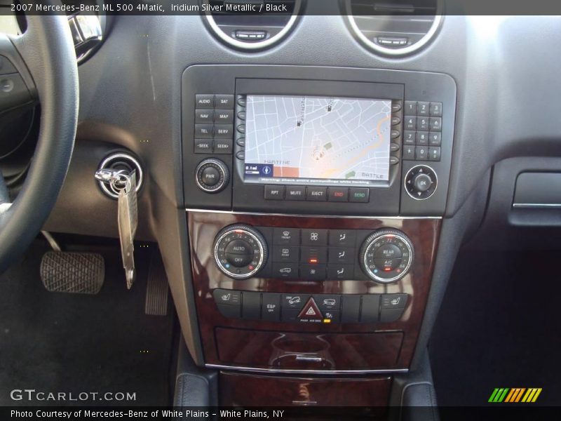 Iridium Silver Metallic / Black 2007 Mercedes-Benz ML 500 4Matic