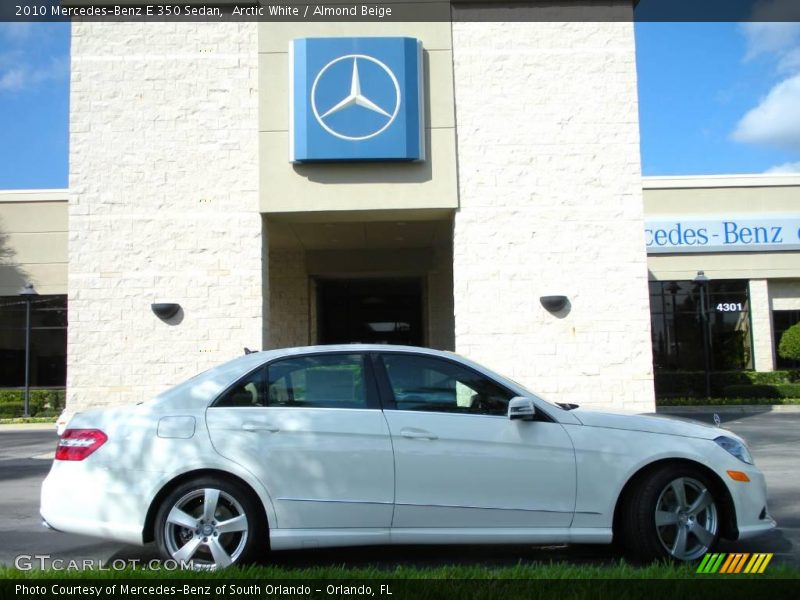 Arctic White / Almond Beige 2010 Mercedes-Benz E 350 Sedan