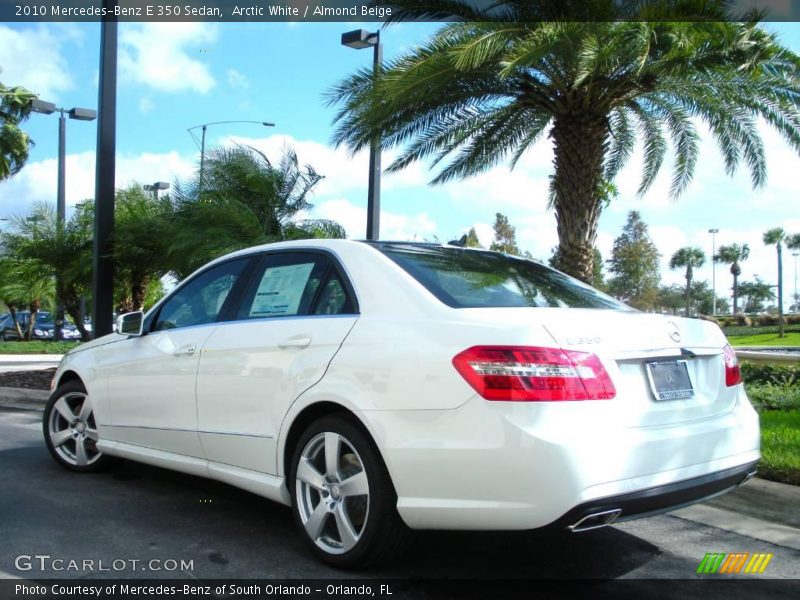Arctic White / Almond Beige 2010 Mercedes-Benz E 350 Sedan