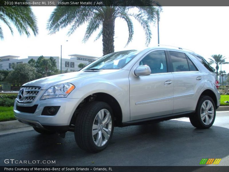 Iridium Silver Metallic / Ash 2010 Mercedes-Benz ML 350