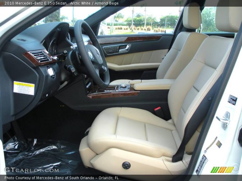 Arctic White / Almond Beige 2010 Mercedes-Benz E 350 Sedan