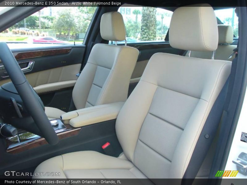 Arctic White / Almond Beige 2010 Mercedes-Benz E 350 Sedan