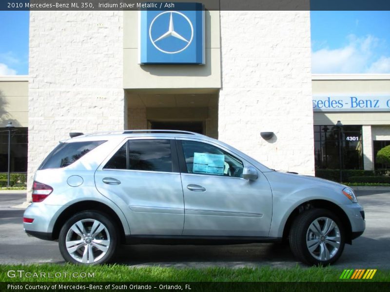 Iridium Silver Metallic / Ash 2010 Mercedes-Benz ML 350