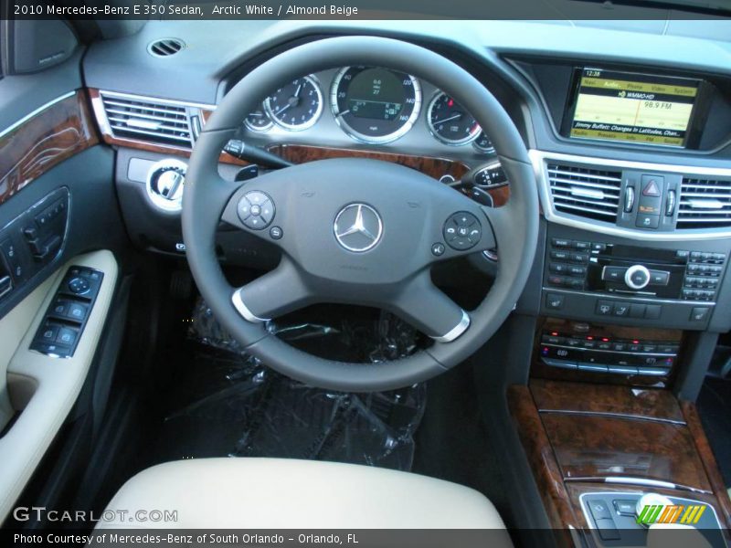 Arctic White / Almond Beige 2010 Mercedes-Benz E 350 Sedan