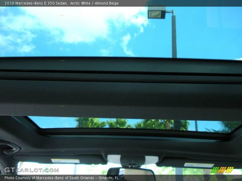 Arctic White / Almond Beige 2010 Mercedes-Benz E 350 Sedan