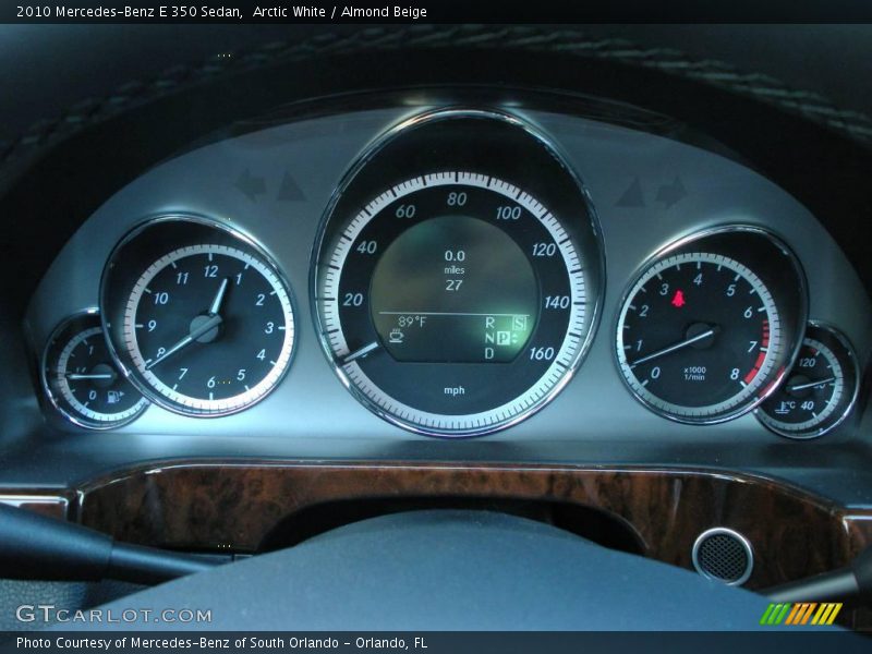 Arctic White / Almond Beige 2010 Mercedes-Benz E 350 Sedan