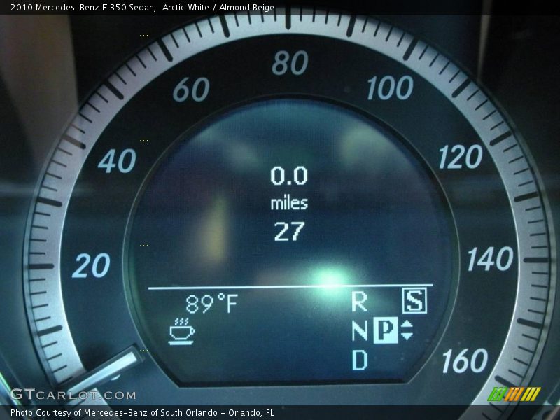 Arctic White / Almond Beige 2010 Mercedes-Benz E 350 Sedan
