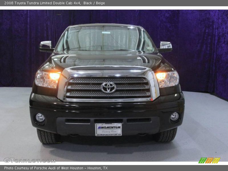 Black / Beige 2008 Toyota Tundra Limited Double Cab 4x4