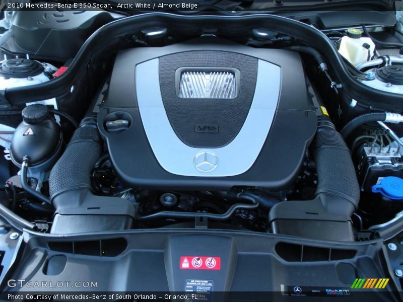 Arctic White / Almond Beige 2010 Mercedes-Benz E 350 Sedan