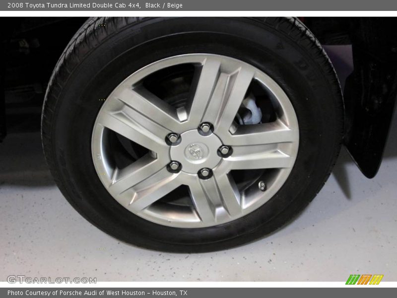 Black / Beige 2008 Toyota Tundra Limited Double Cab 4x4