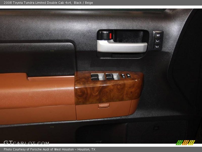 Black / Beige 2008 Toyota Tundra Limited Double Cab 4x4