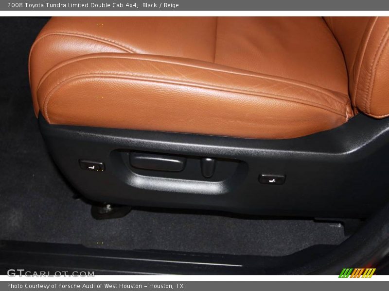 Black / Beige 2008 Toyota Tundra Limited Double Cab 4x4