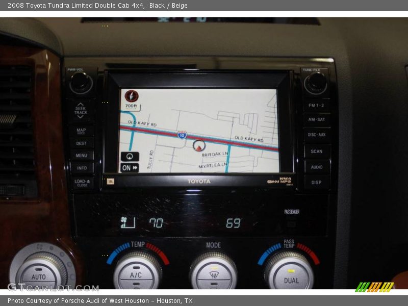 Black / Beige 2008 Toyota Tundra Limited Double Cab 4x4