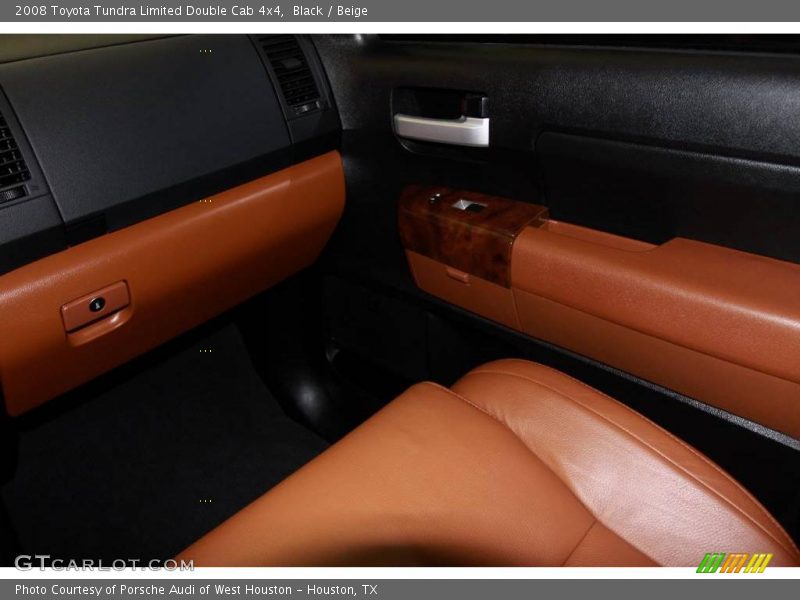 Black / Beige 2008 Toyota Tundra Limited Double Cab 4x4