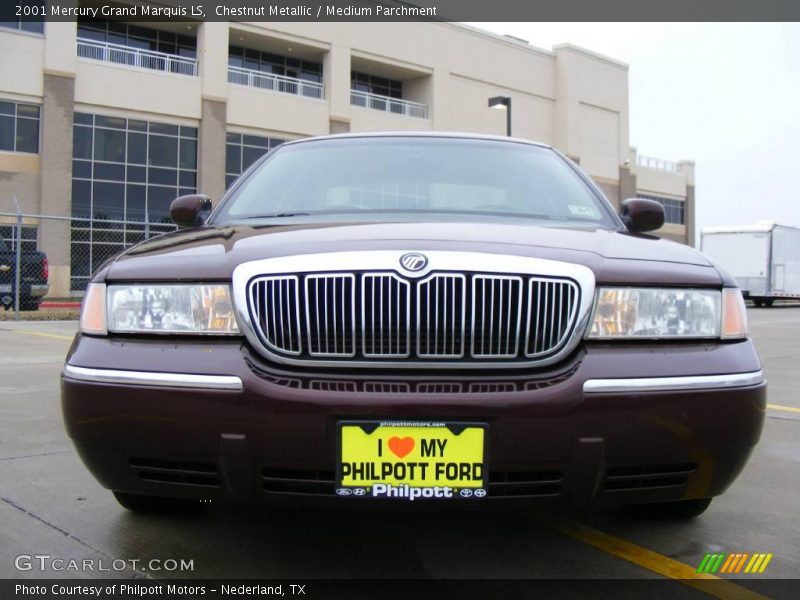 Chestnut Metallic / Medium Parchment 2001 Mercury Grand Marquis LS